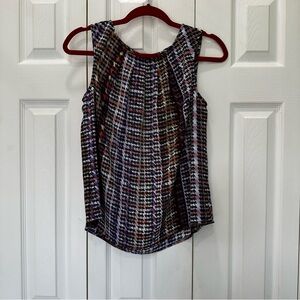 Chic Multicolor Women's Sleeveless Blouse